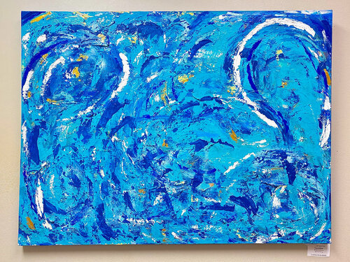 Parmi Nous di Medge Jaspan, Pittura in vendita su Singulart