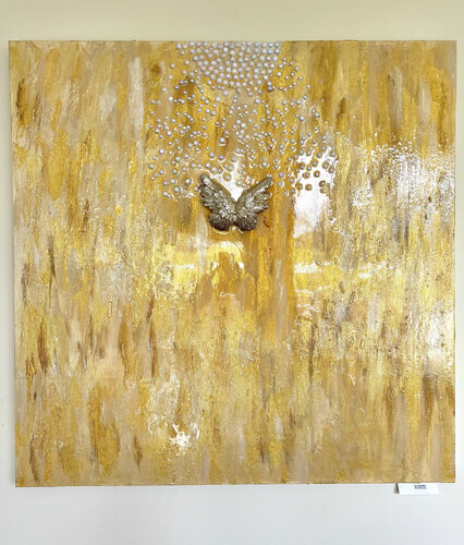 Le Papillon di Medge Jaspan, Pittura in vendita su Singulart