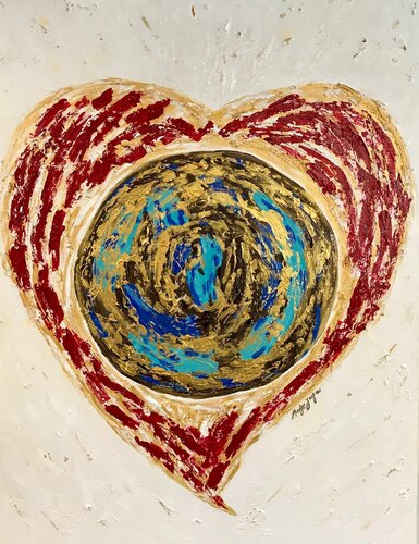 Love is What The World Needs Now von Medge Jaspan, Malerei kaufen auf Singulart
