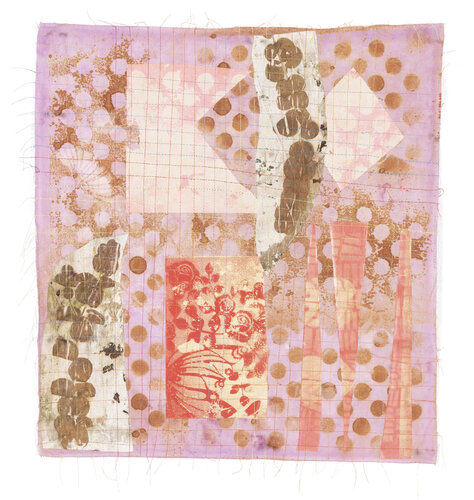 Abstract Cloth Collage 14 di Hollie Heller, Altri media in vendita su Singulart