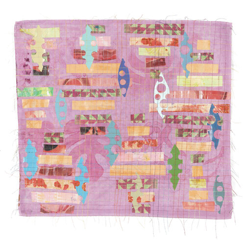 Abstract Cloth Collage 11 di Hollie Heller, Altri media in vendita su Singulart