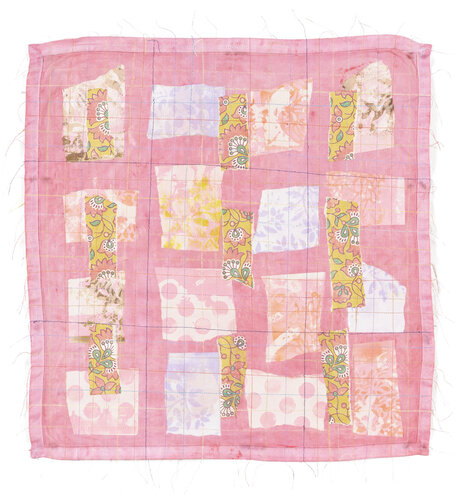 Abstract Cloth Collage 8 di Hollie Heller, Altri media in vendita su Singulart
