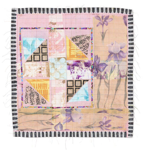 Abstract Cloth Collage 6 Hollie Heller