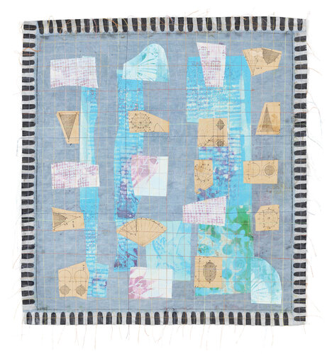 Abstract Cloth Collage 4 de Hollie Heller, Otros medios a la venta en Singulart