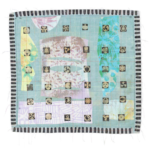 Abstract Cloth Collage 2 de Hollie Heller, Otros medios a la venta en Singulart