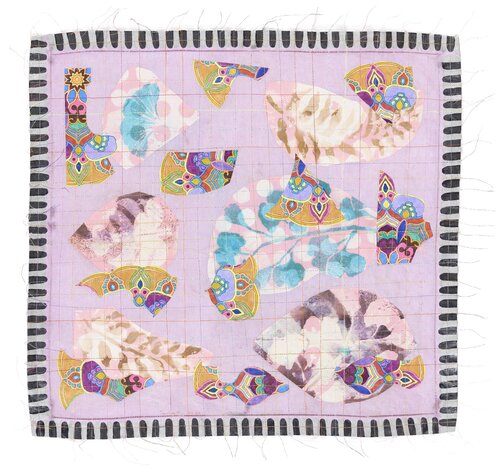 Abstract Cloth Collage 1 von Hollie Heller, Andere Medien kaufen auf Singulart