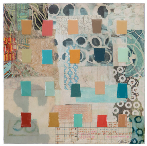 Colored Tiles 2 de Hollie Heller, Otros medios a la venta en Singulart