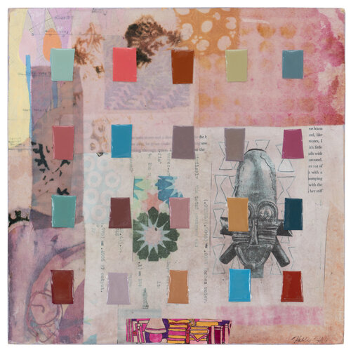 Colored Tiles 1 de Hollie Heller, Otros medios a la venta en Singulart