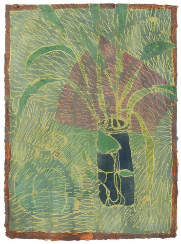Batik 9 by Hollie Heller, 종이 for Sale on Singulart
