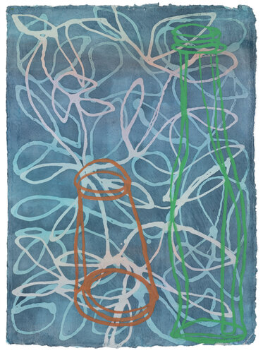 Batik 13 by Hollie Heller, 종이 for Sale on Singulart