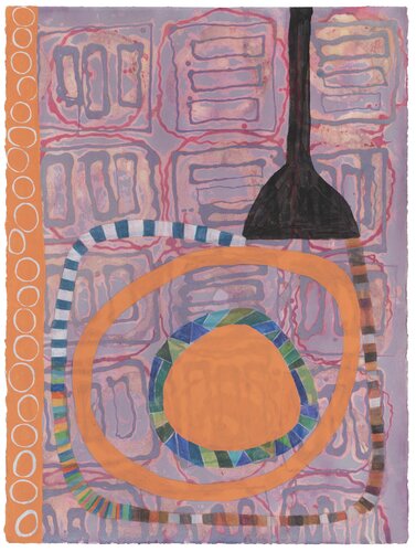 Batik 16 by Hollie Heller, 종이 for Sale on Singulart