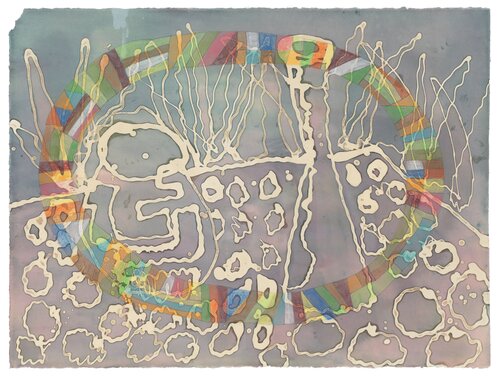 Batik 20 by Hollie Heller, 종이 for Sale on Singulart