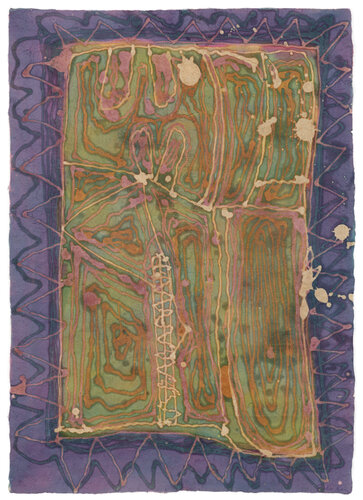 Batik 21 by Hollie Heller, 종이 for Sale on Singulart