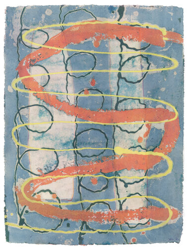 Batik 22 by Hollie Heller, 종이 for Sale on Singulart