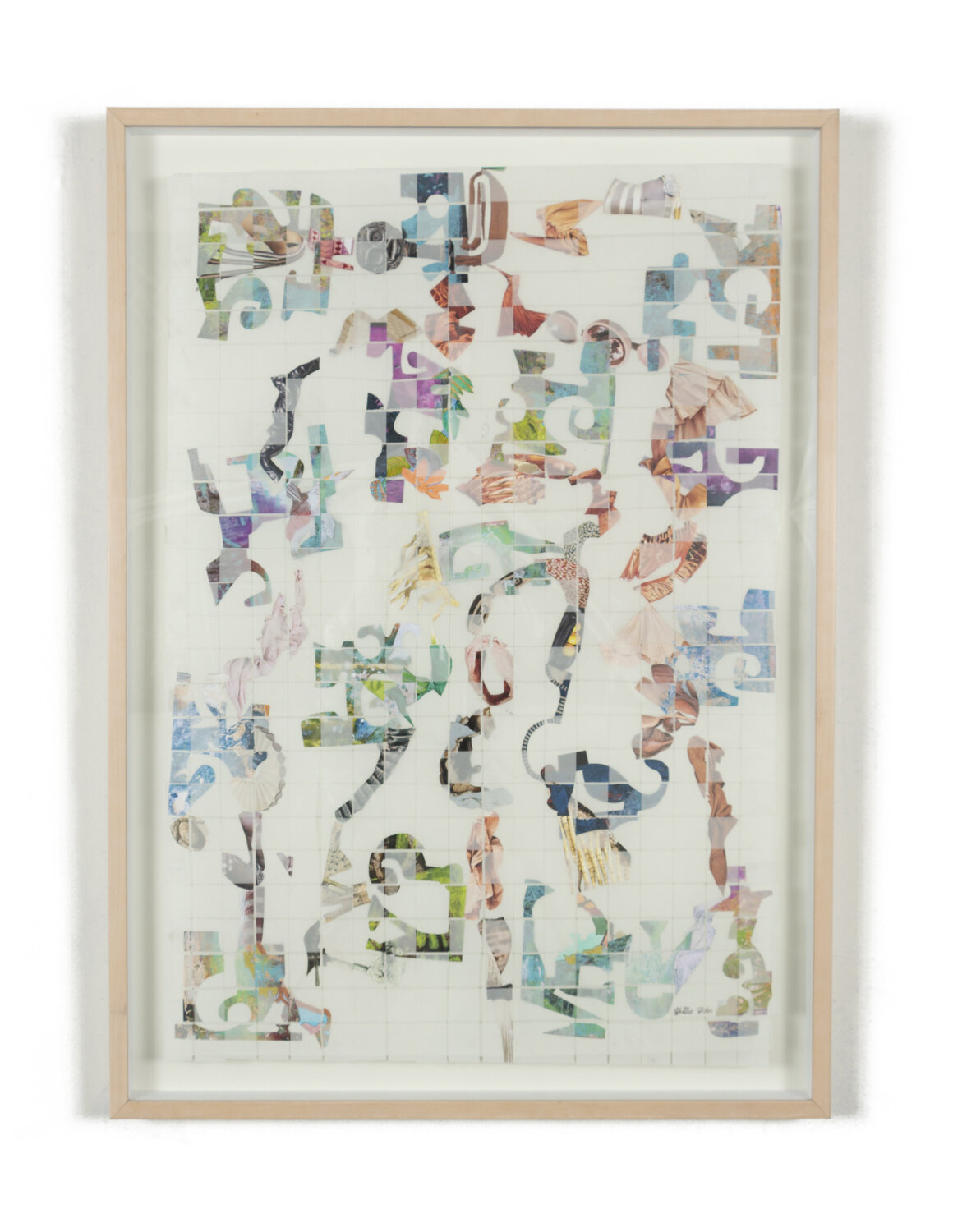 In-ter-mesh (Woven Collage 1) Hollie Heller