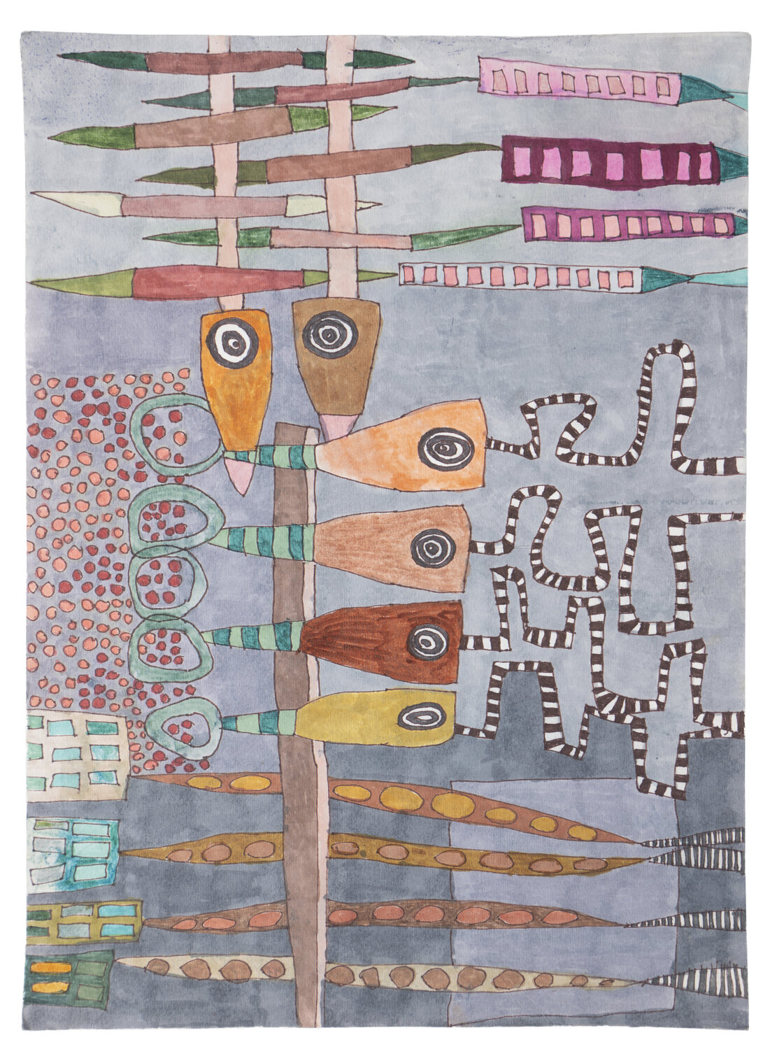 Untitled Hollie Heller Originalgemälde zu verkaufen