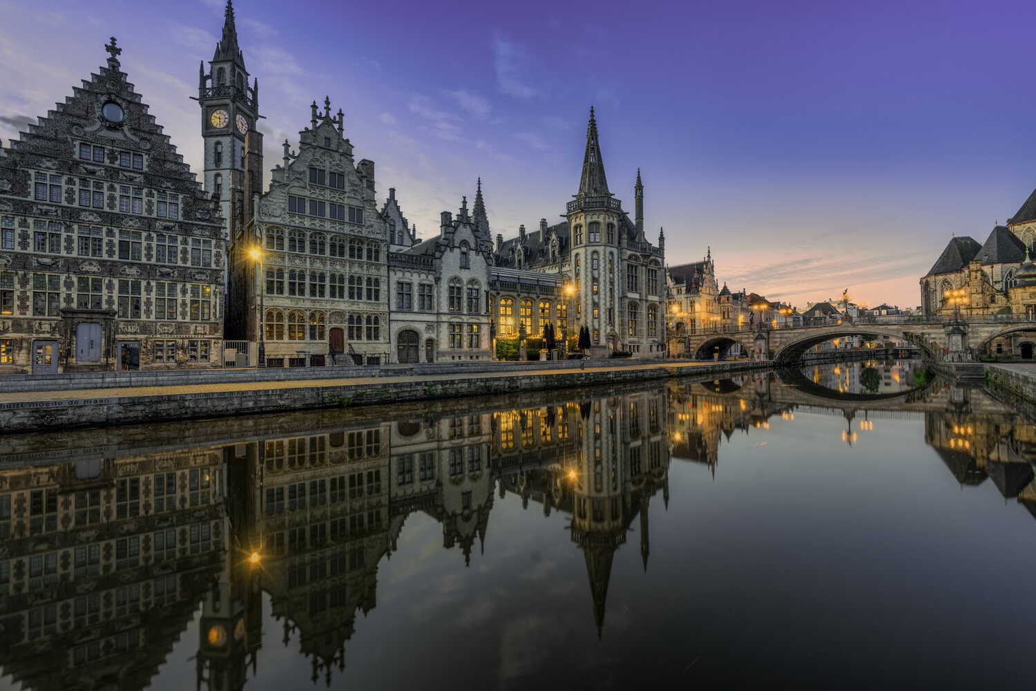 Early Morning in Gent Rene Siebring