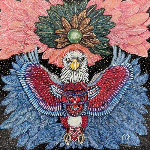 Baby Eagle di Bea Brayboy, Pittura in vendita su Singulart