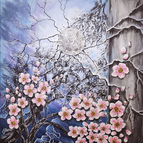 Lunar breakout von Elena Ginsburg, Malerei kaufen auf Singulart