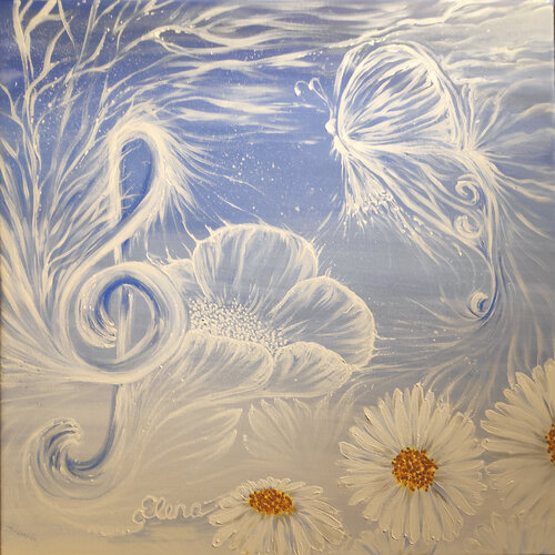 Antonio Vivaldi - The Seasons Spring di Elena Ginsburg, Pittura in vendita su Singulart