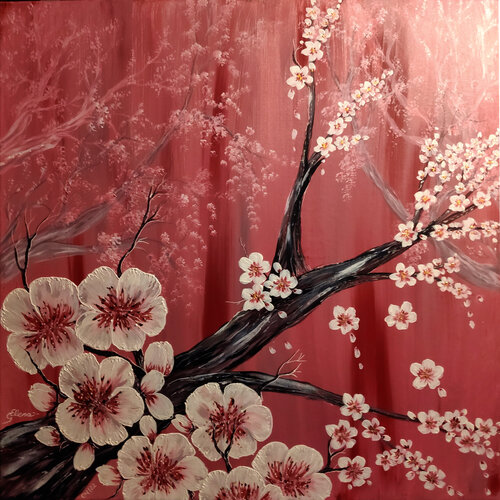 Cherry insanity von Elena Ginsburg, Malerei kaufen auf Singulart