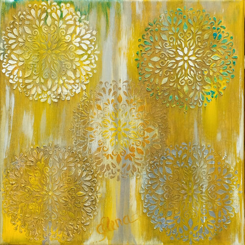 Oriental Wall von Elena Ginsburg, Malerei kaufen auf Singulart