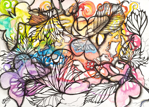 Autumn Dance van Elena Ginsburg, Schilderij te koop op Singulart