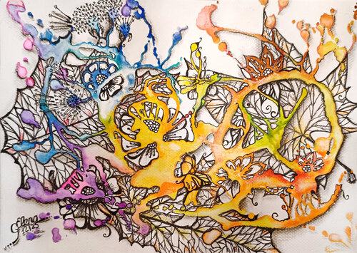 Threads of Life von Elena Ginsburg, Malerei kaufen auf Singulart