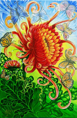 “I put a spell on you, because you’re mine” par Elena Ginsburg, Peinture en vente sur Singulart