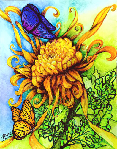 The danger of enchantment van Elena Ginsburg, Schilderij te koop op Singulart