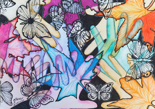 Energetic Traces van Elena Ginsburg, Schilderij te koop op Singulart