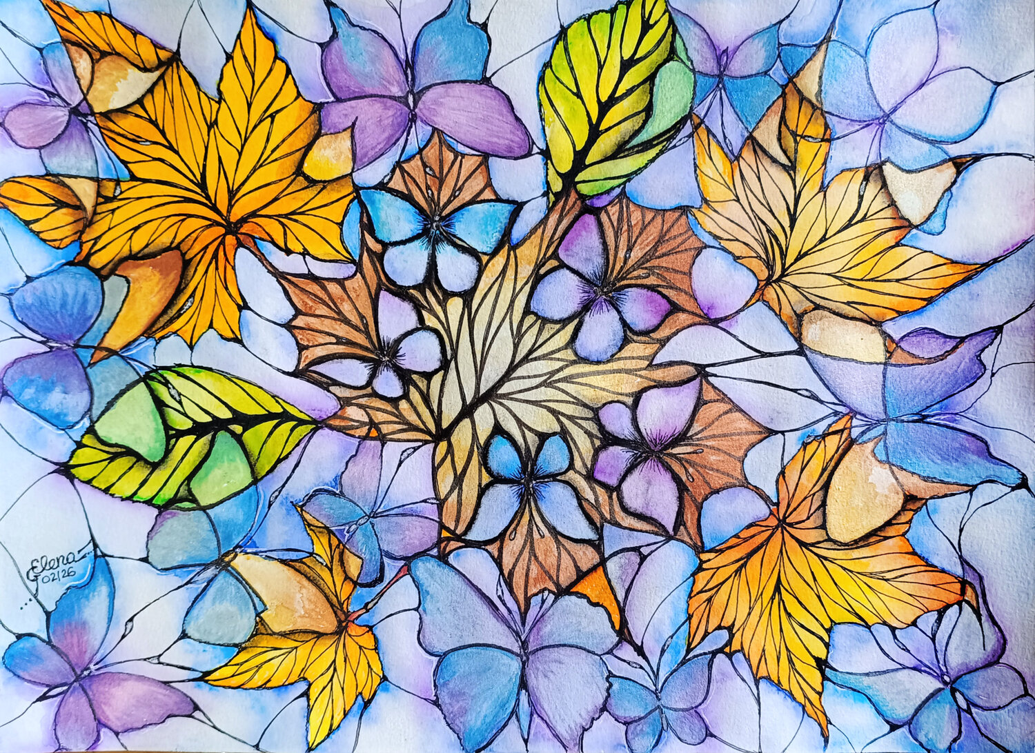 Winter flutter Elena Ginsburg