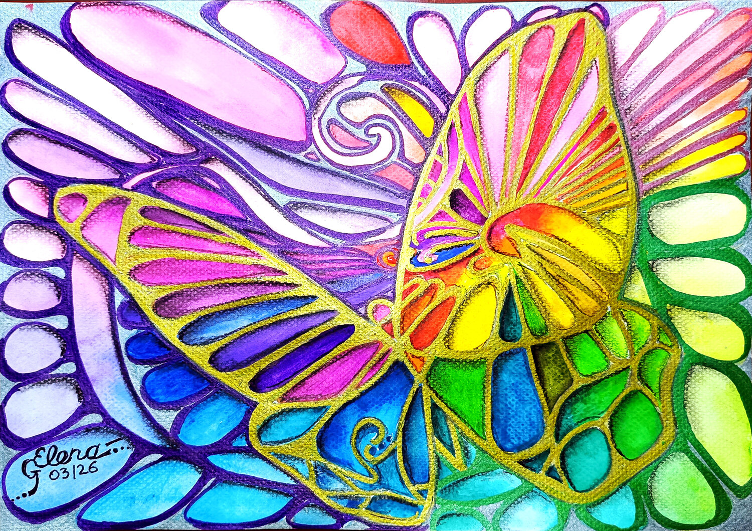 Spiral of consciousness Elena Ginsburg Originalgemälde zu verkaufen