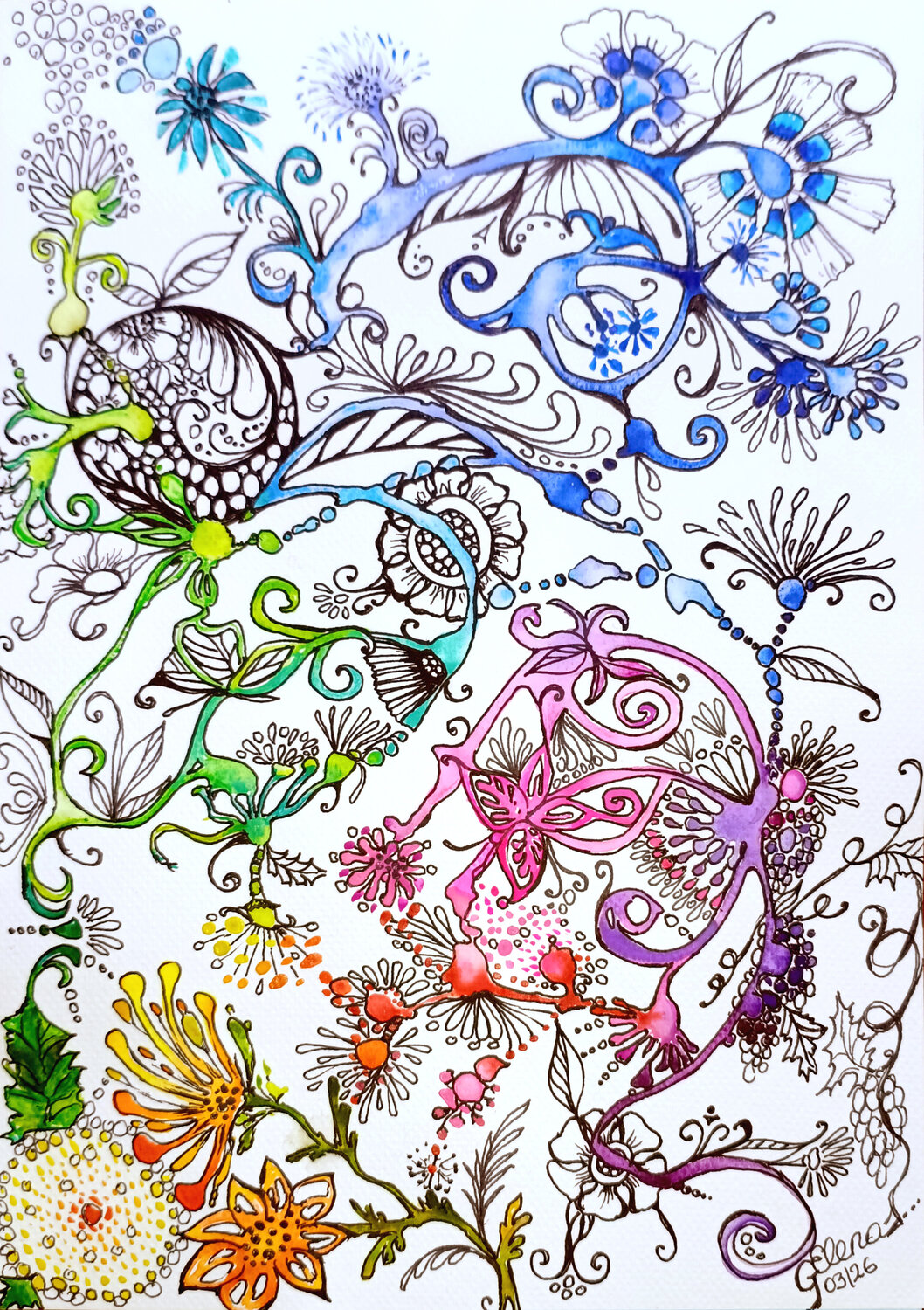 Nature maze Elena Ginsburg