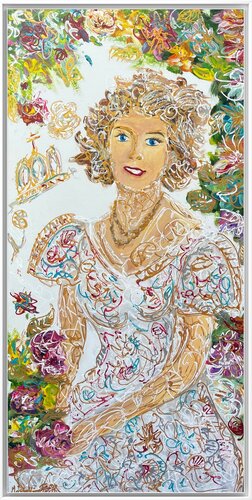 Die junge Königin di Maximilian Füßl, Pittura in vendita su Singulart