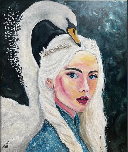 Swan Dane de Maximilian Füßl, Pintura a la venta en Singulart