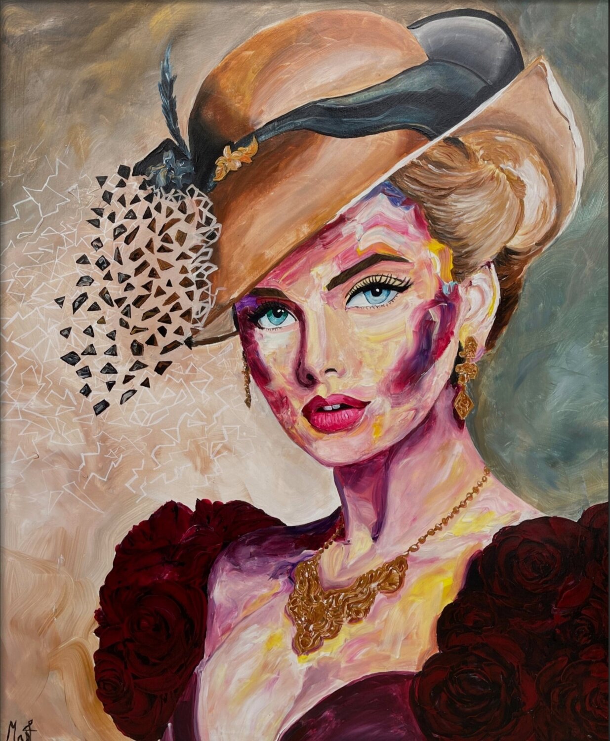 La beautè de Paris Maximilian Füßl Original painting for sale