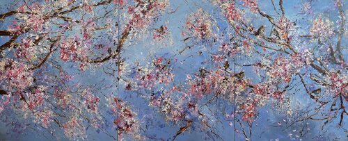 Spring. Triptych by Diana Malivani, 회화 for Sale on Singulart