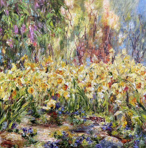 Un oiseau des bois van Diana Malivani, Schilderij te koop op Singulart