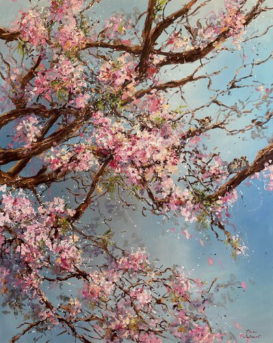 Pressentiment du printemps di Diana Malivani, Pittura in vendita su Singulart