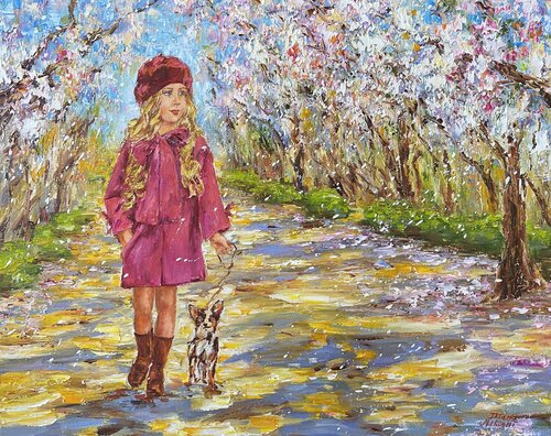In the Spring Park di Diana Malivani, Pittura in vendita su Singulart