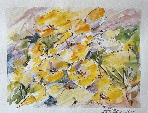 Summer Garden. N7 di Diana Malivani, Disegno in vendita su Singulart