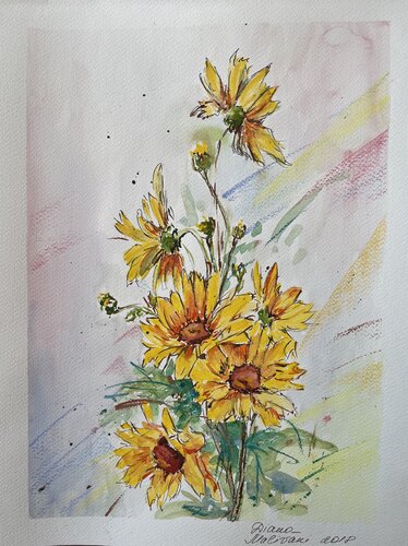 Spring Garden. N2 by Diana Malivani, Drawing for Sale on Singulart