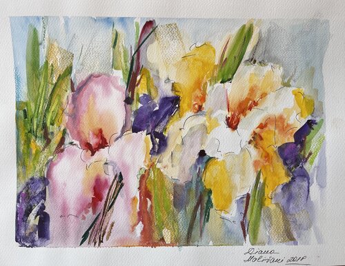Summer Garden. N5 by Diana Malivani, Drawing for Sale on Singulart