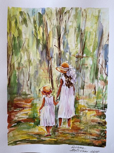 In the Forest von Diana Malivani, Zeichnungen kaufen auf Singulart