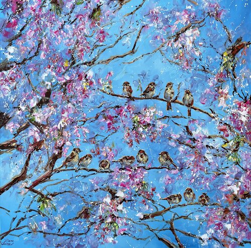 May Garden di Diana Malivani, Pittura in vendita su Singulart
