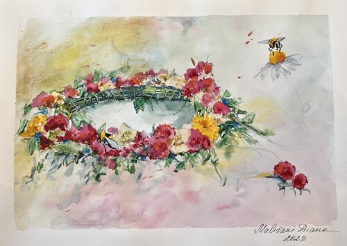 Le ciel pur by Diana Malivani, Drawing for Sale on Singulart