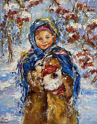Winter van Diana Malivani, Schilderij te koop op Singulart