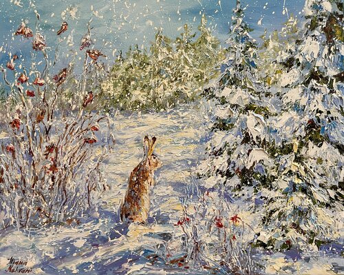 Winter Day von Diana Malivani, Malerei kaufen auf Singulart