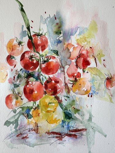 Pomodori by Diana Malivani, Drawing for Sale on Singulart